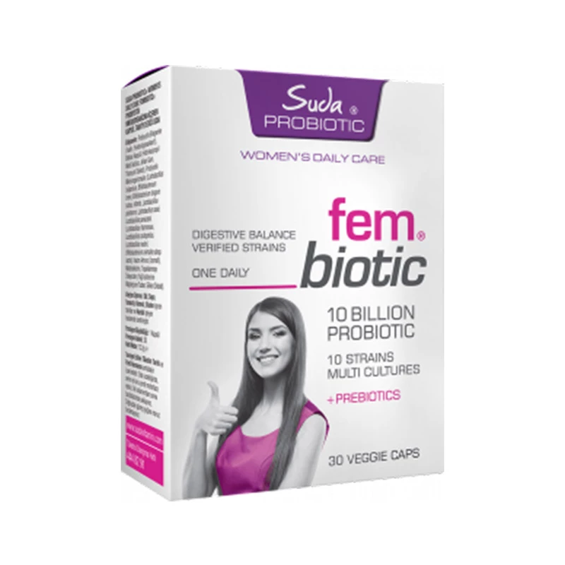 Suda Probiotic Fem Biotic 30 Veggie Kapsül 