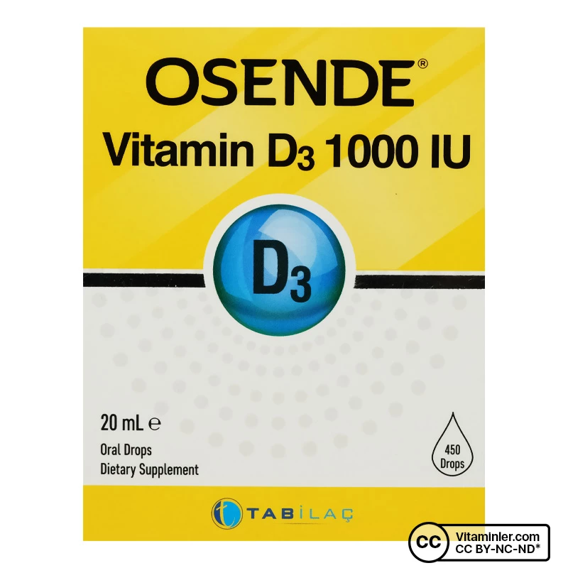 Osende Vitamin D3 Damla 20 ml