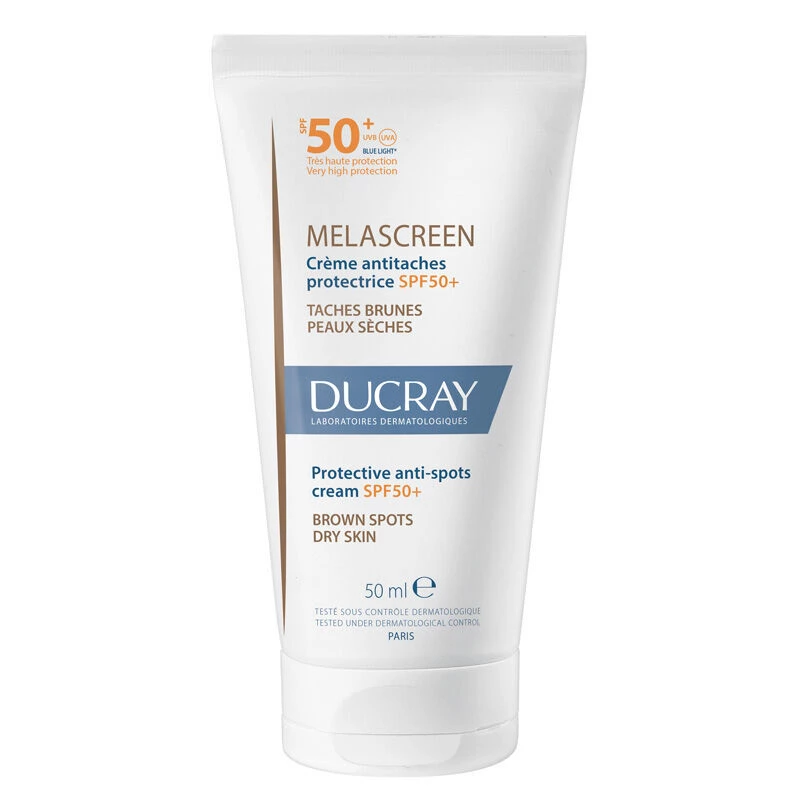 Ducray Melascreen Leke Eğilimli ve Kuru Ciltler İçin Güneş Koruyucu SPF 50+ 50 ml