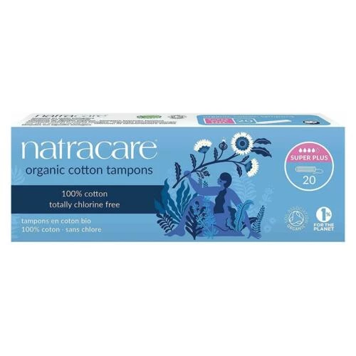 Natracare Cotton Tampons - Super Plus 20 Adet