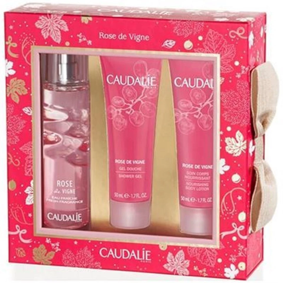 Caudalie Rose De Vigne Set - Parfüm - Duş Jeli ve Vücut Losyonu