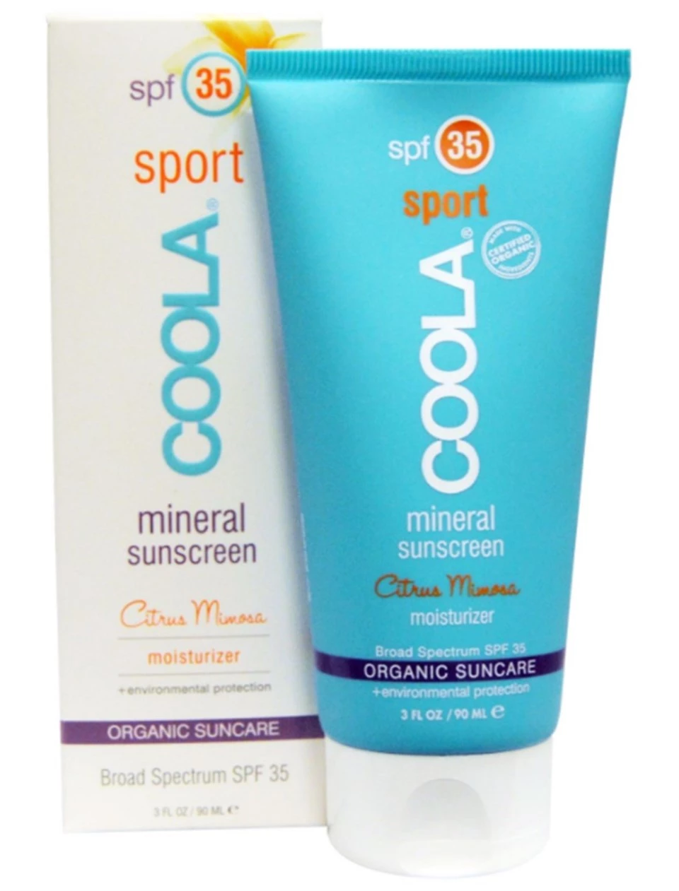 Coola Sport Mineral Sunscreen Spf35 Citrus Mimosa 90ml