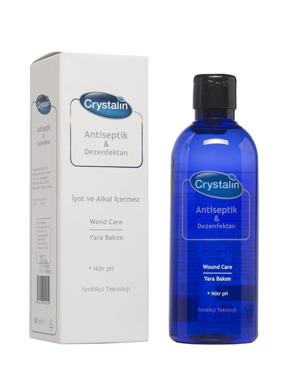 Crystalin Antiseptik & Dezenfektan Likit Solüsyon 400 ml