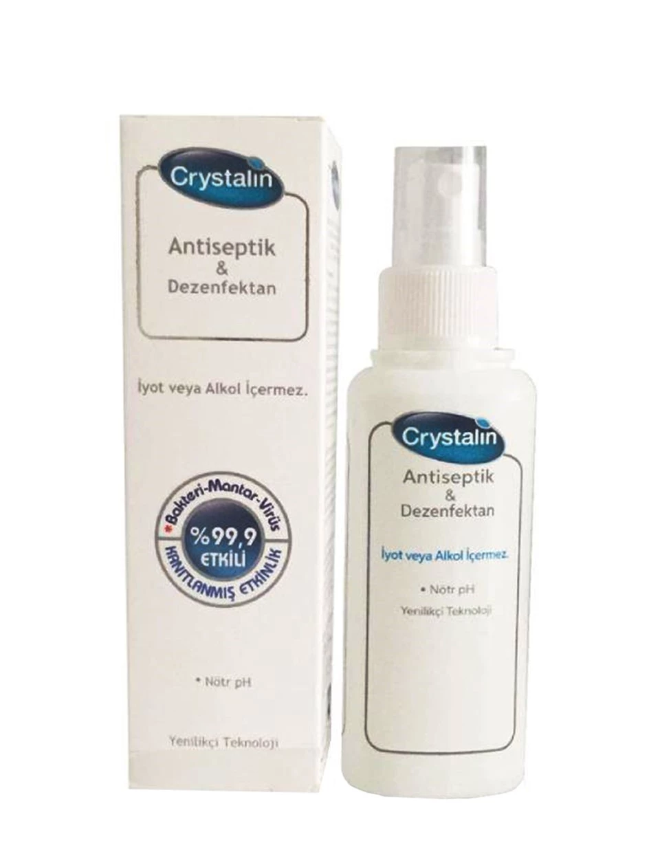 Crystalin Antiseptik & Dezenfektan Sprey 100 ml