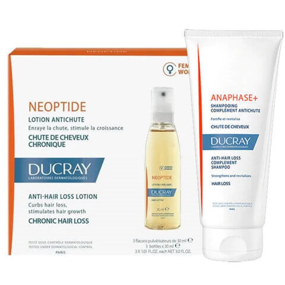 Ducray Neoptide Women Saç Losyonu 3x30ml & Anaphase Saç Şampuan 100ml