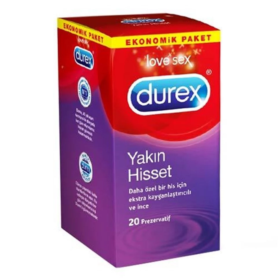 Durex Yakın Hisset 20'li Prezervatif