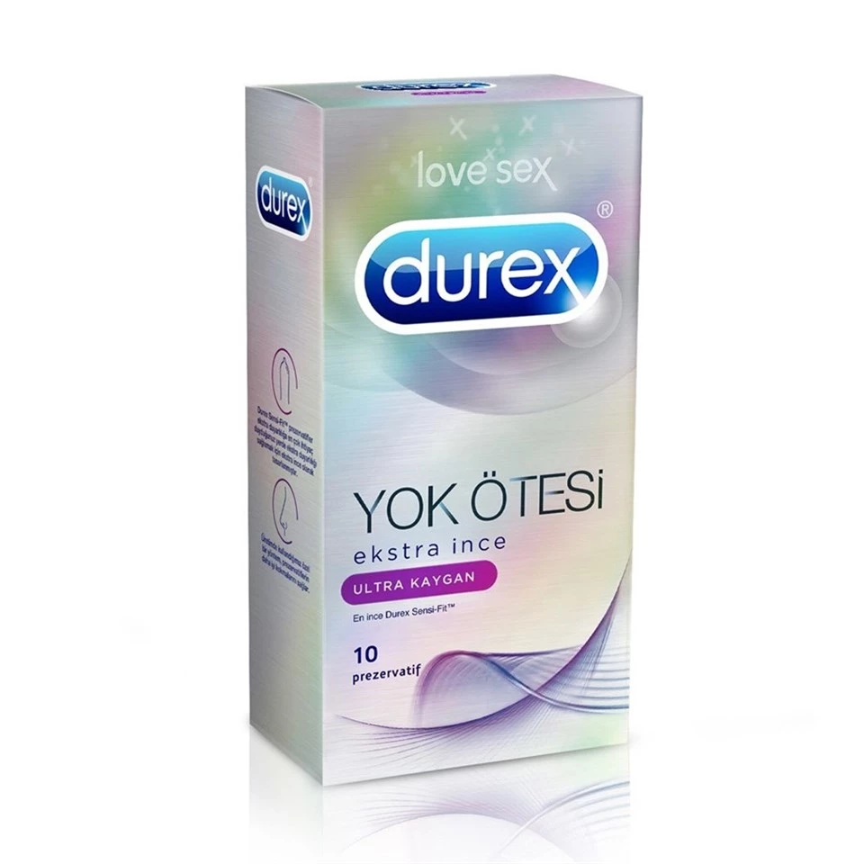 Durex Yok Ötesi Ultra Kaygan 10lu Prezervatif