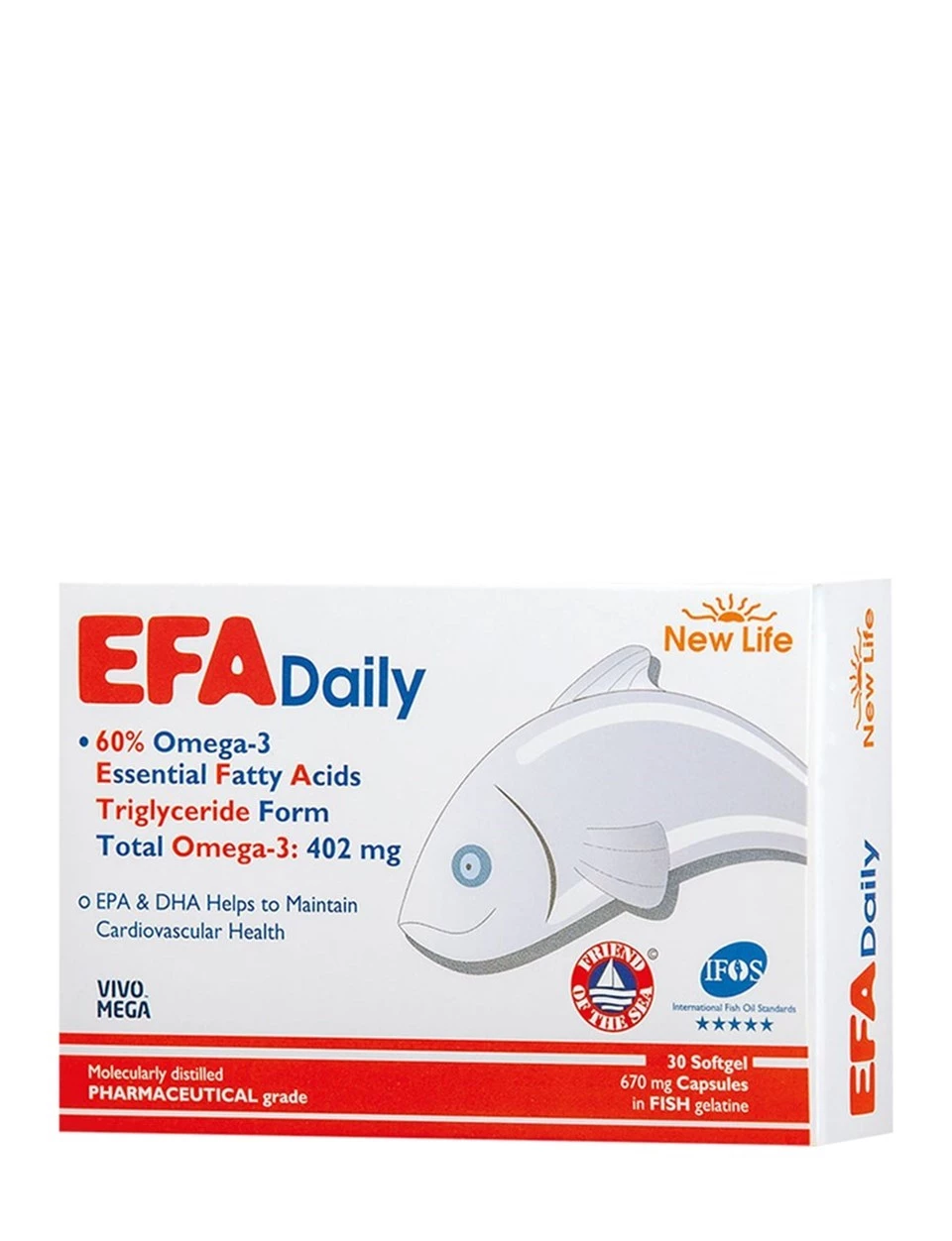 EFA Daily Günlük Omega 3 - 670mg 30 Kapsül