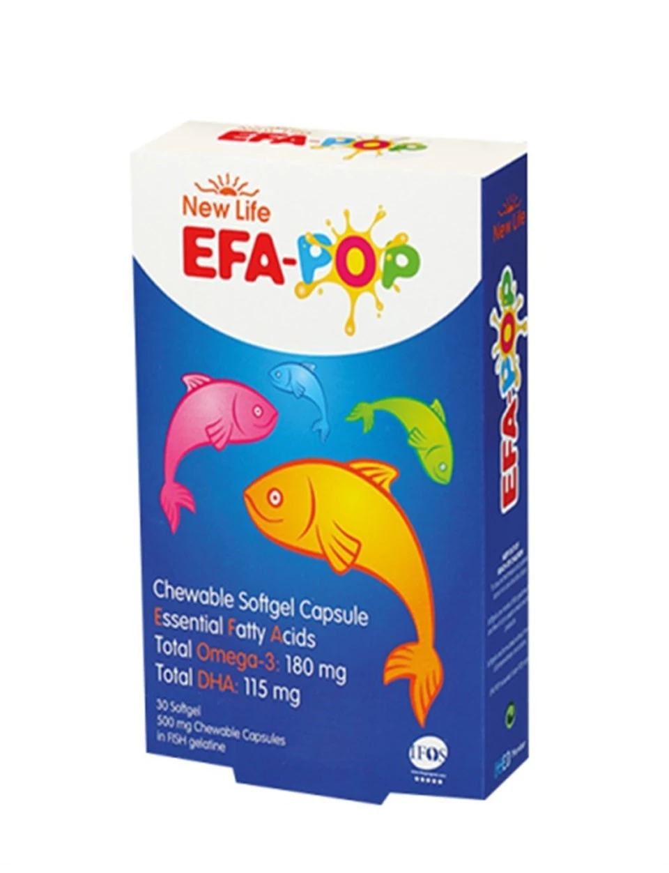 EFA Pop - Çiğnenebilir Balık Yağı 30 Kapsül