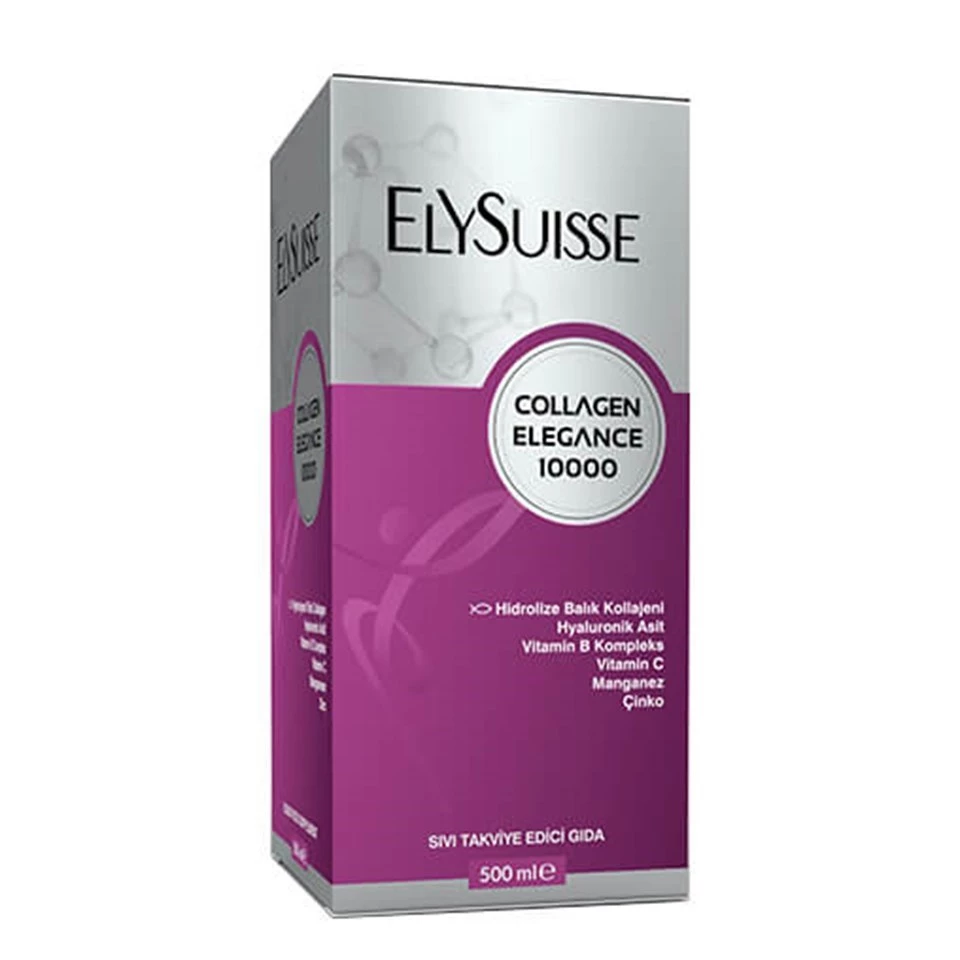 Elysuisse Collagen Elegance 10000 Sıvı Takviye Edici Gıda 500 ml