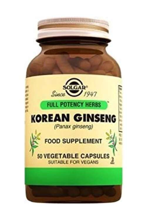 Solgar Korean Ginseng 50 Bitkisel Kapsül