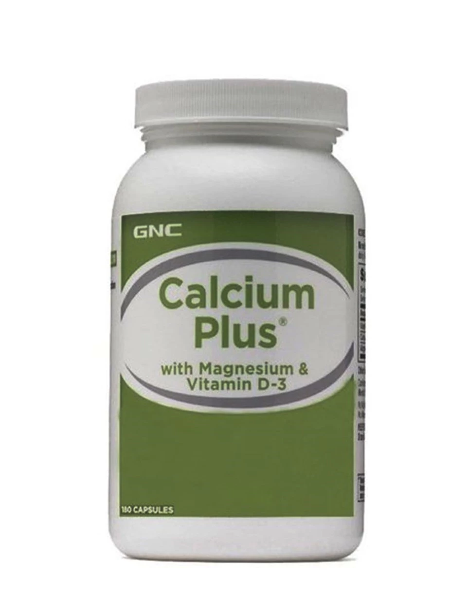 GNC Calcium Plus Vitamin D-3 Takviye Edici Gıda 180 Kapsül