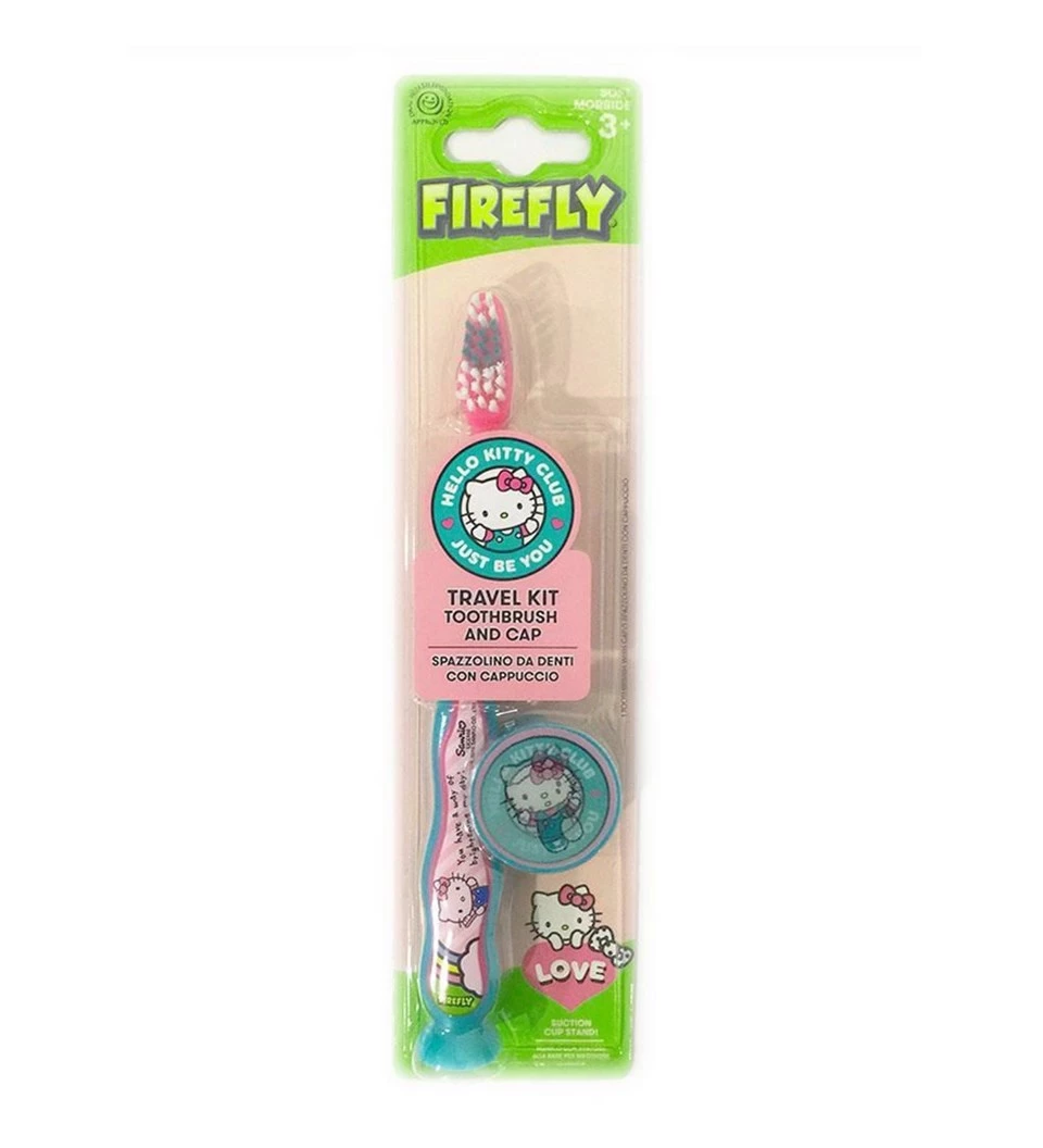 Hello Kitty Firefly Kapaklı Diş Fırçası 3+ Yaş