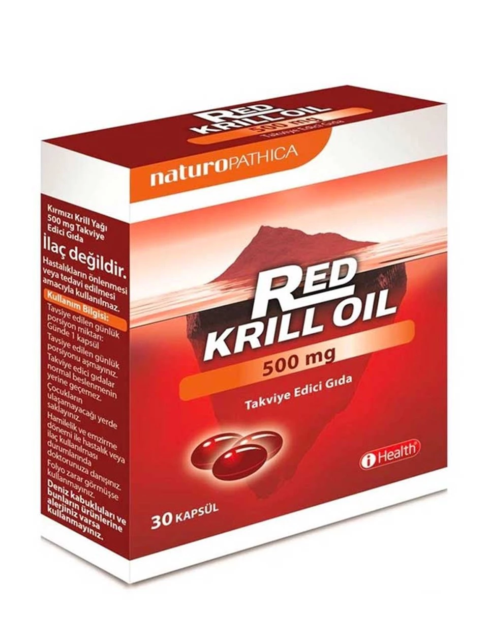 iHealth Red Krill Oil 500mg 30 Kapsül