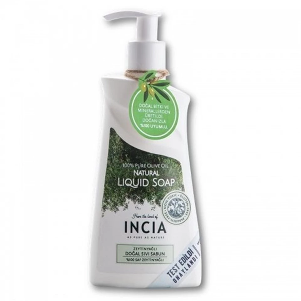 Incia Moisture Rich Olive Oil Natural Liquid Soap 250ml
