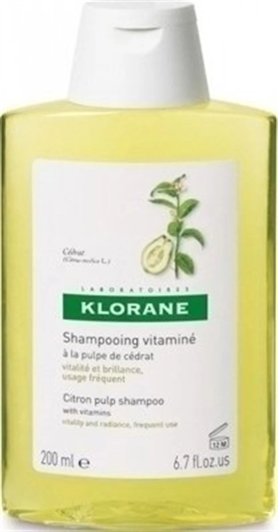 Klorane Cedrat Turunçgiller Ekstresi İçeren Mat & Cansız Saçlar İçin Şampuan 200ml