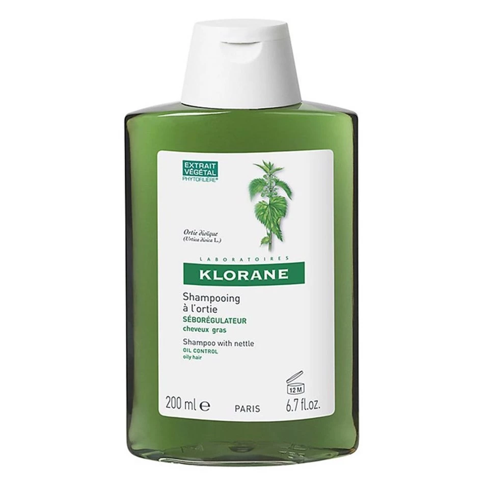 Klorane Isırganotu Ekstresi İçeren Yağlı Saçlar için Bakım Şampuanı 200 ml
