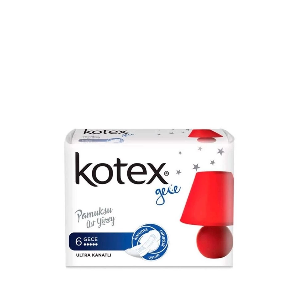 Kotex Ultra Kanatlı Gece 6Lı