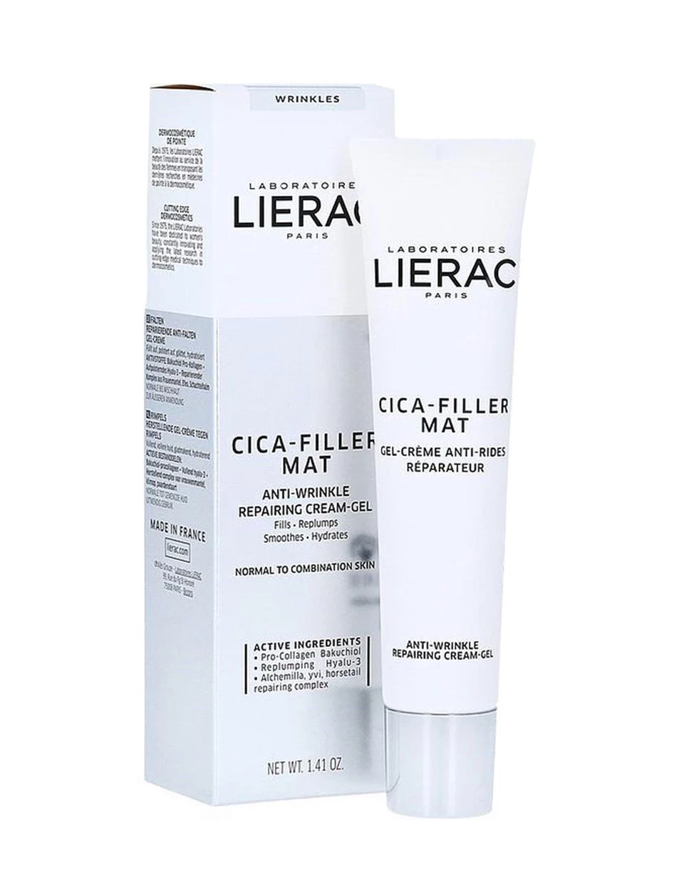 Lierac Cica-Filler Mat Anti-Wrinkle Repairing Gel Cream 40 ml