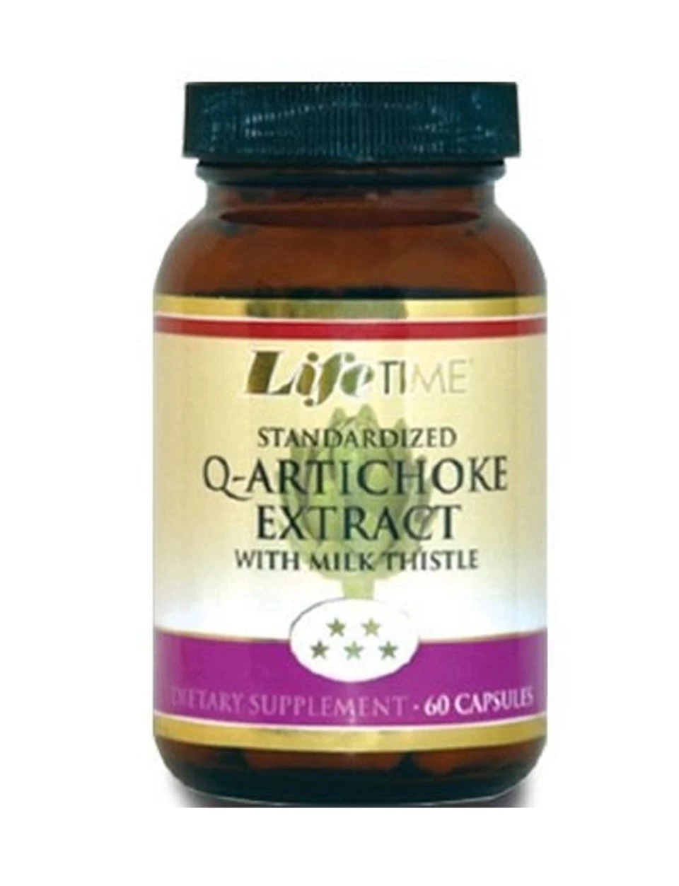 Lifetime Q-Artichoke Extract with Milk Thistle 60 Kapsül