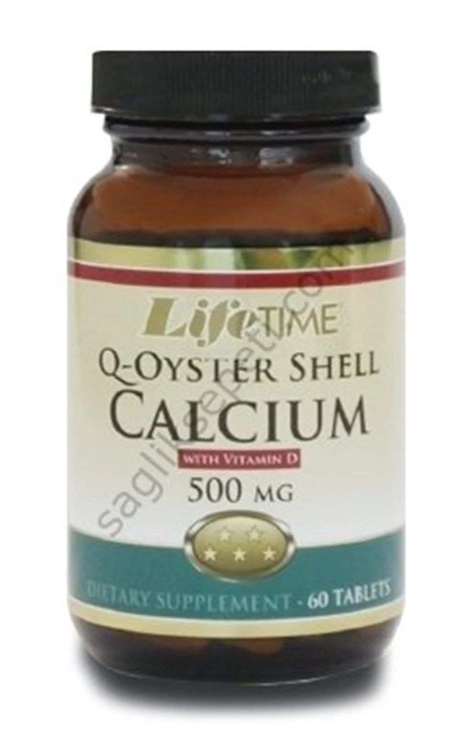 lifetime Q-Oyster Shell Calcium with Vit D Tabs 60 Tablet