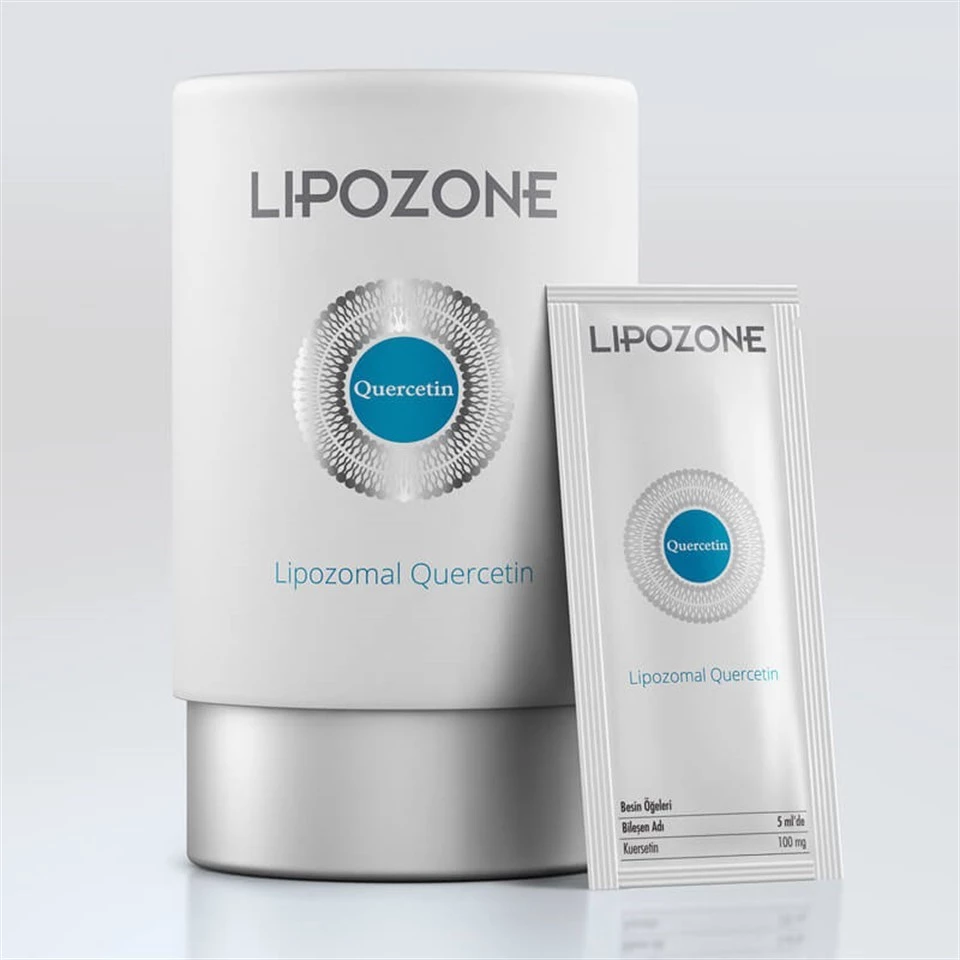 Lipozone Lipozomal Quercetin Takviye Edici Gıda 120 mg 5 ml 30 Saşe