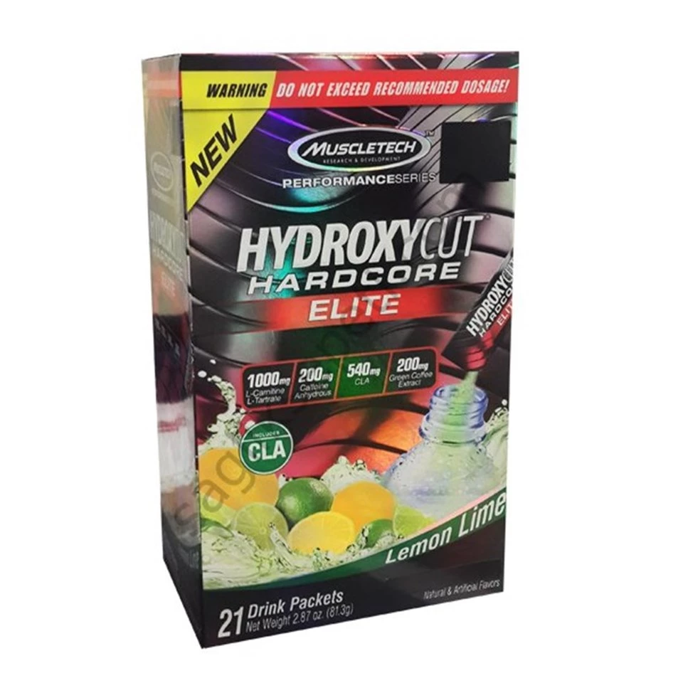 Muscletech Hydroxycut Hardcore Elite Limon