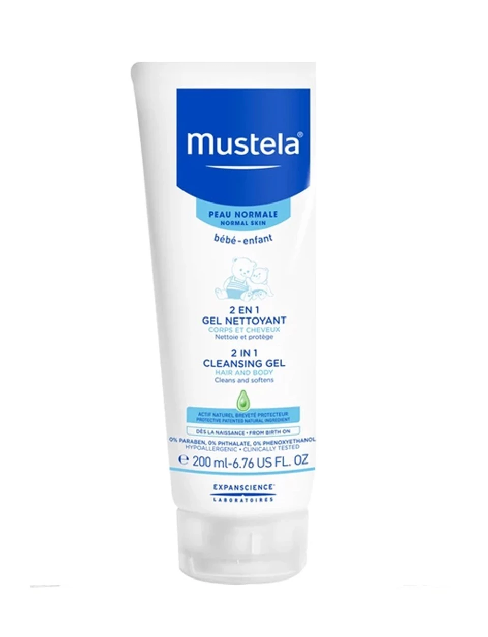 Mustela 2 in 1 Hair and Body Wash 200 ml
