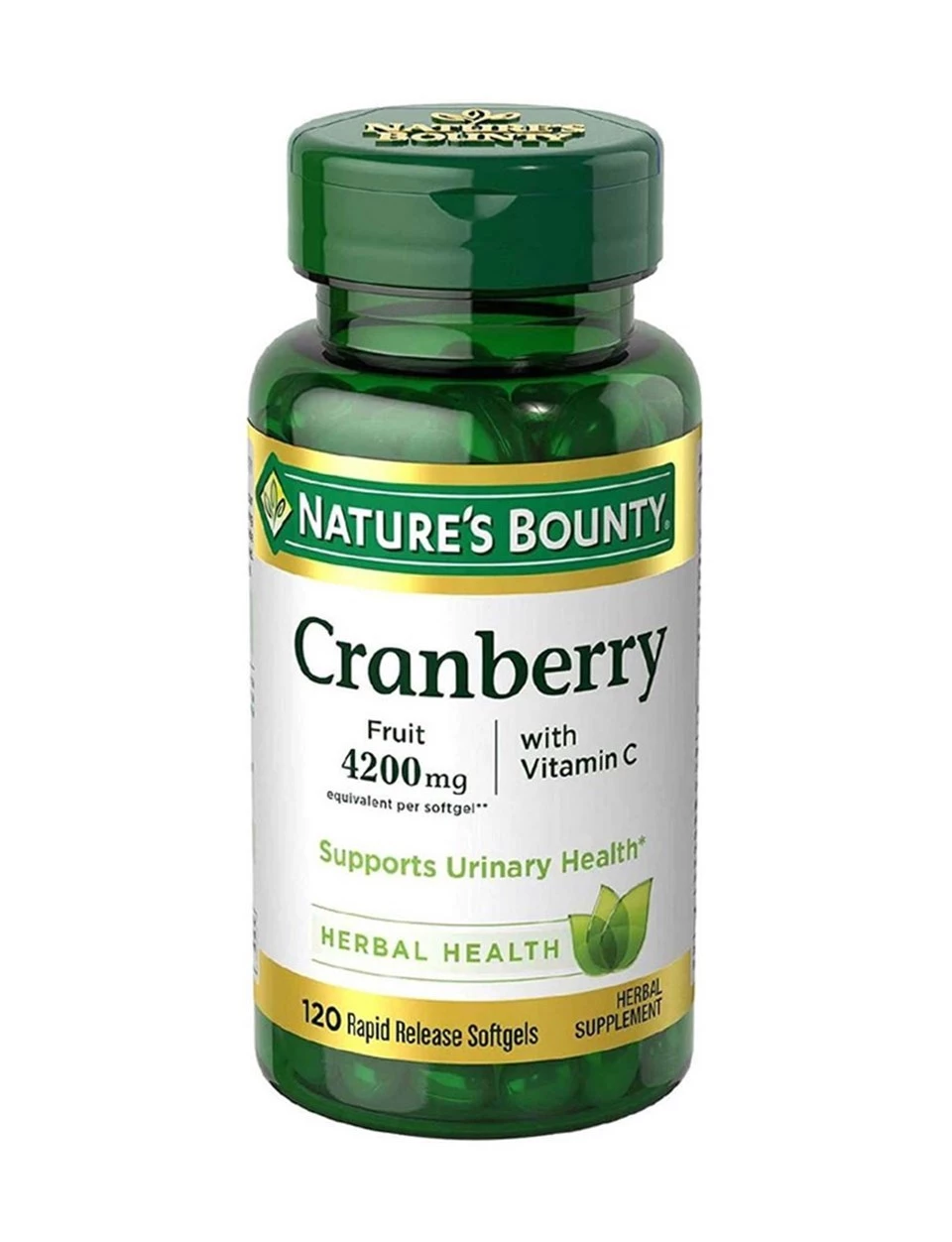 Natures Bounty Cranberry Plus Vitamin C 100 Softjel