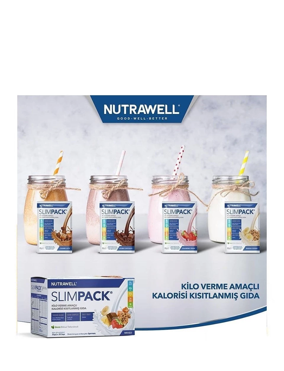 Nutrawell Slimpack Mixed 22 gr x 30 Şase