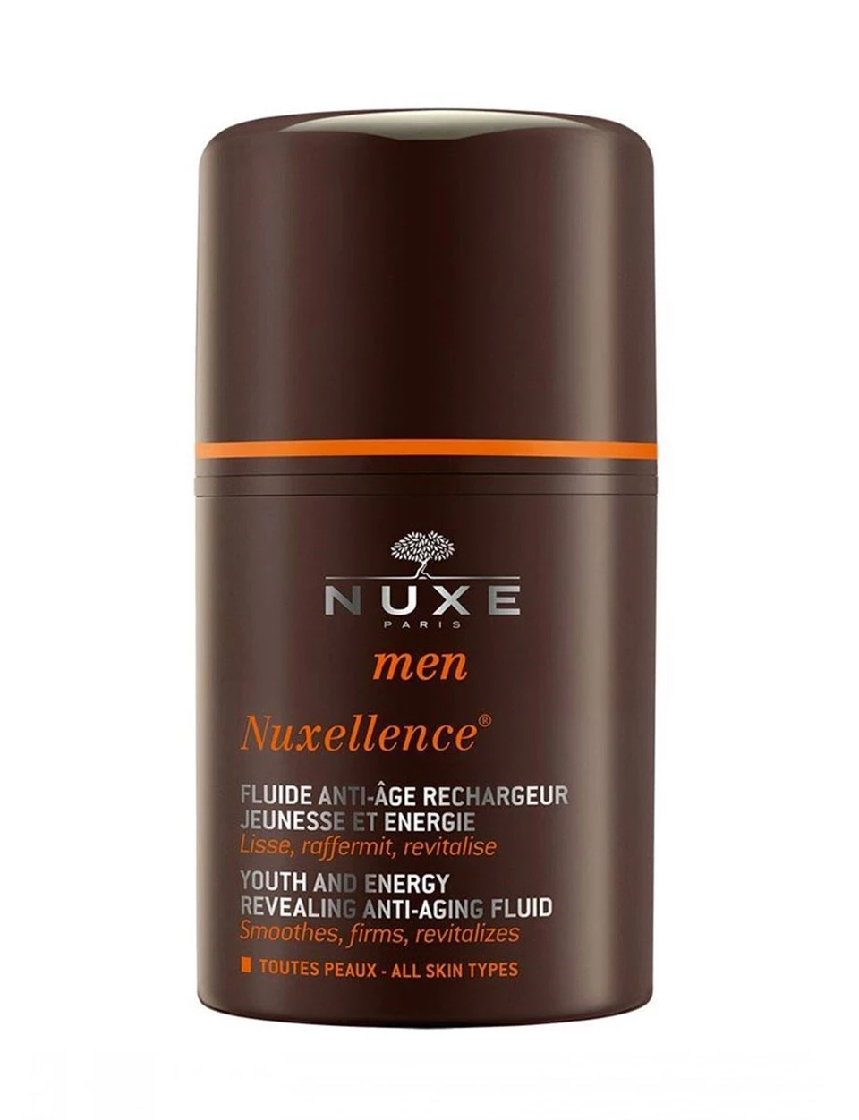 Nuxe Men Nuxellence Fluid Erkeklere özel anti aging bakımı sağlamaya yardımcı fluid.