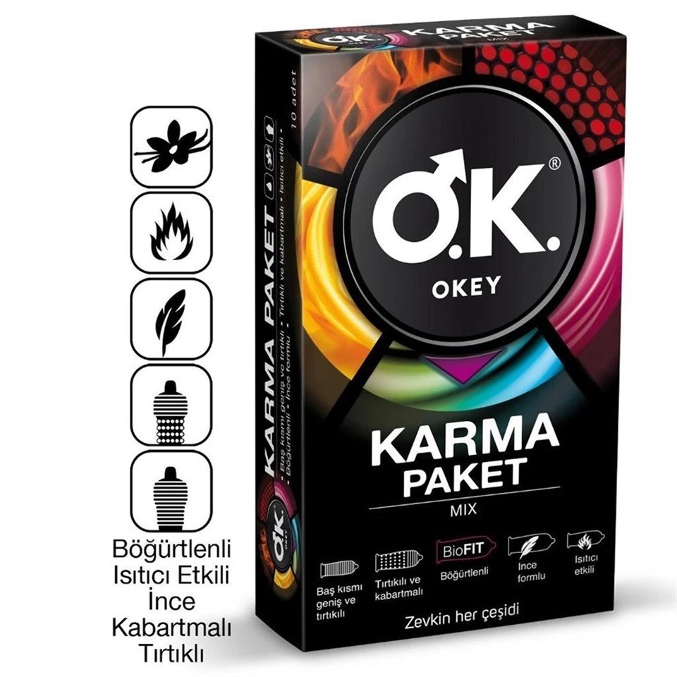 Okey Karma Paket Prezervatif 10lu