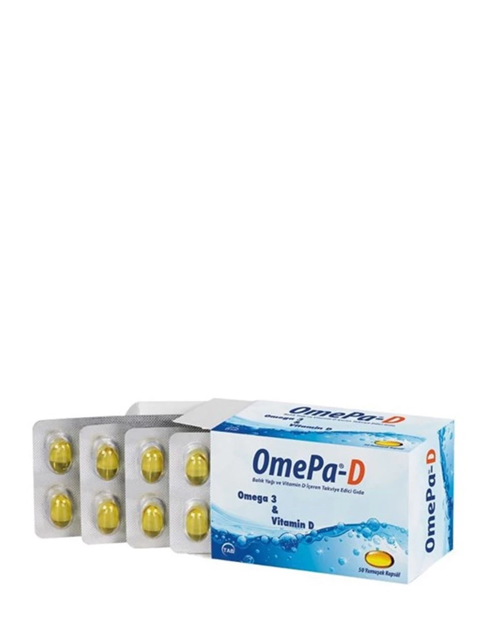 Omepa-D Omega 3 & Vitamin D 50 Kapsül