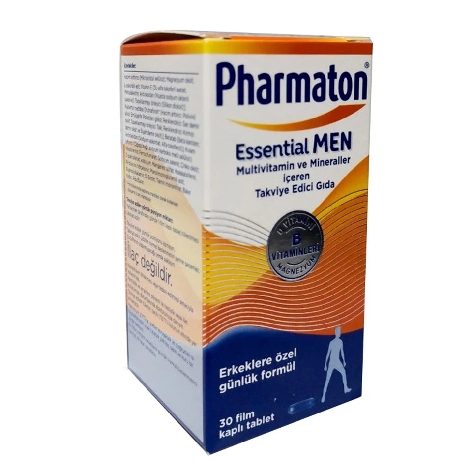 Pharmaton Essential Men Takviye Edici Gıda 30 Tablet