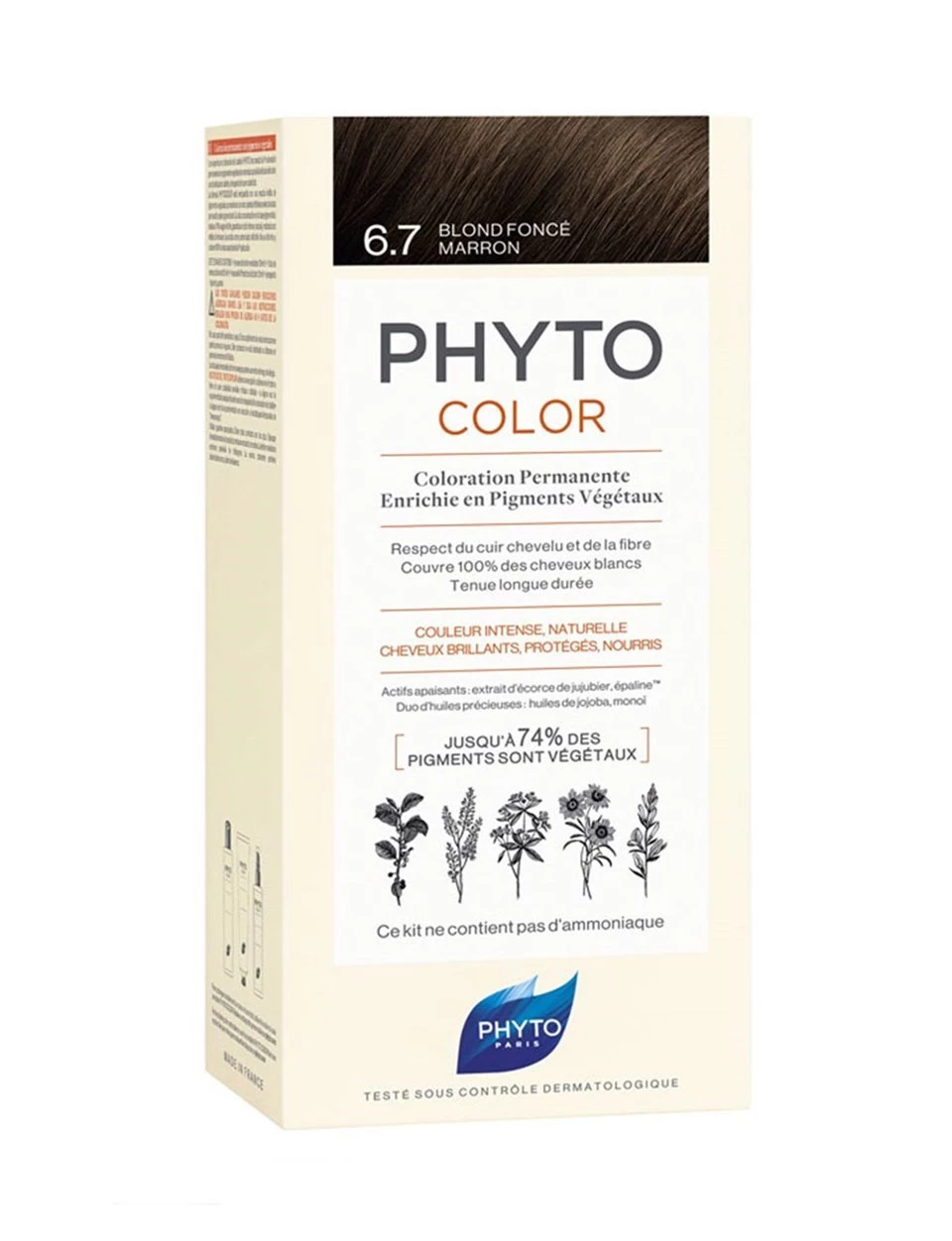 Phyto Phytocolor Bitkisel Saç Boyası - 6.7 Çikolata Kahve Yeni Formül