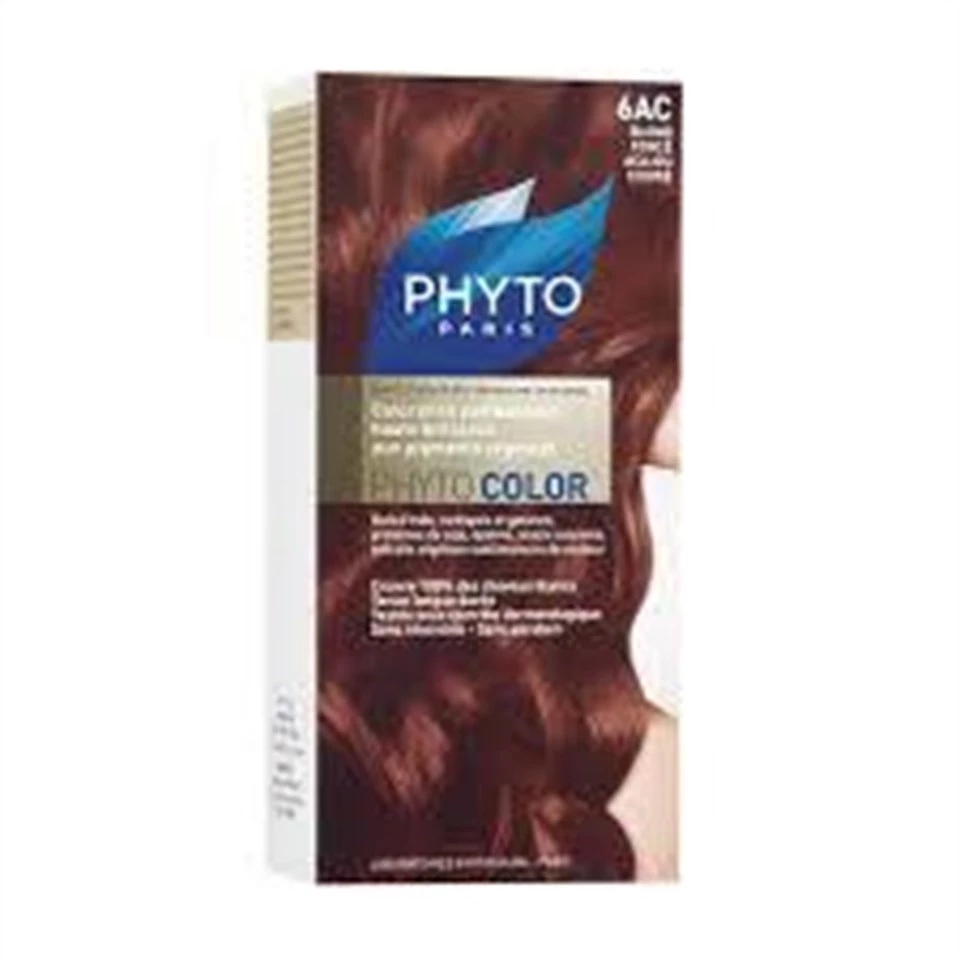 Phyto Color 6AC Akaju Bakır Koyu Sarı Bitkisel Saç Boyası