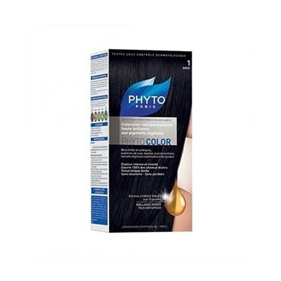 Phyto Color Saç Boyası 1 Black (Siyah)