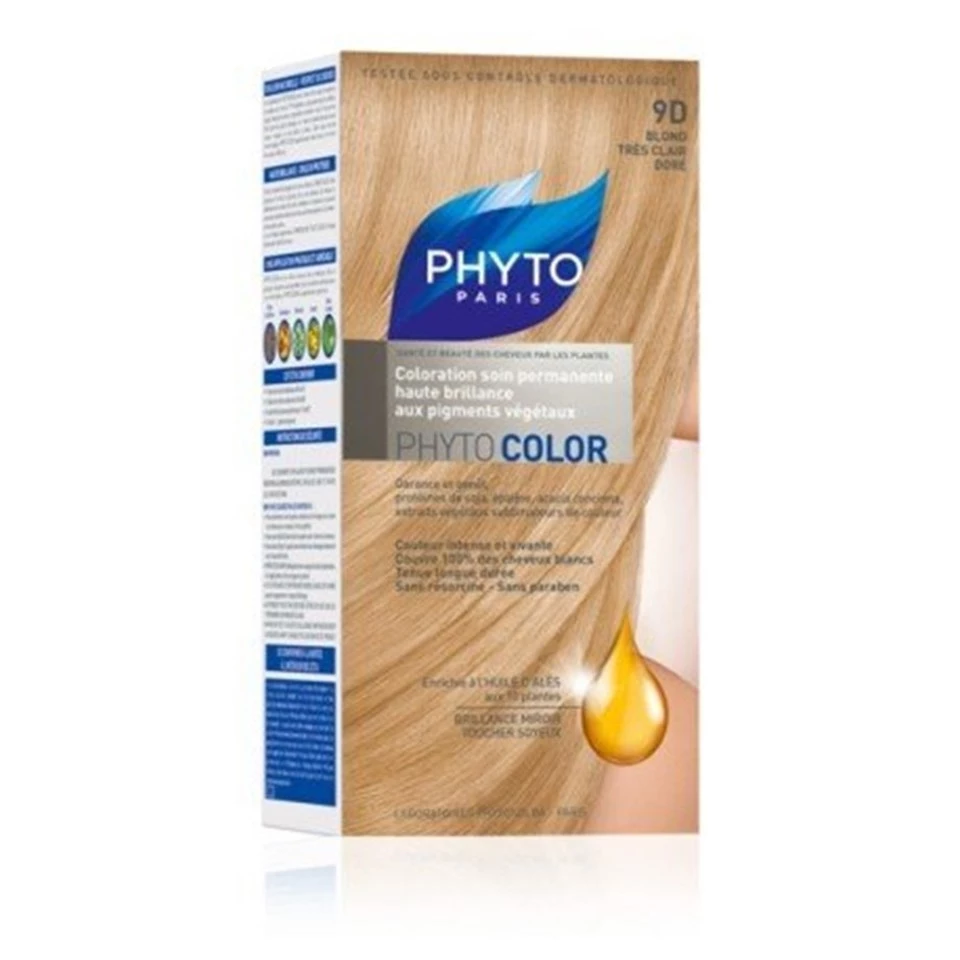 Phyto Phytocolor 9D Kit Açık Sarı Dore Saç Boyası