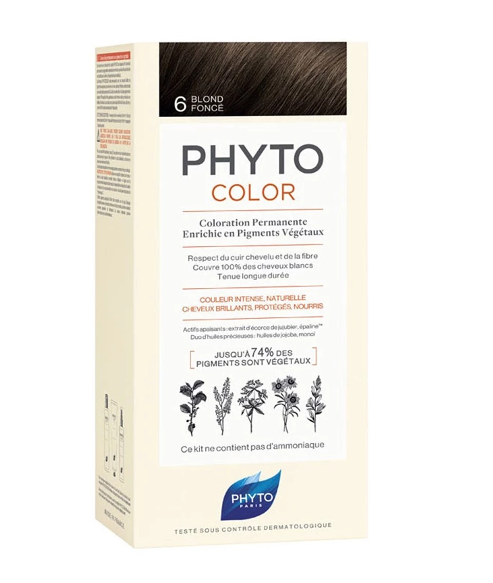 Phyto Phytocolor Bitkisel Saç Boyası - 6 - Koyu Kumral