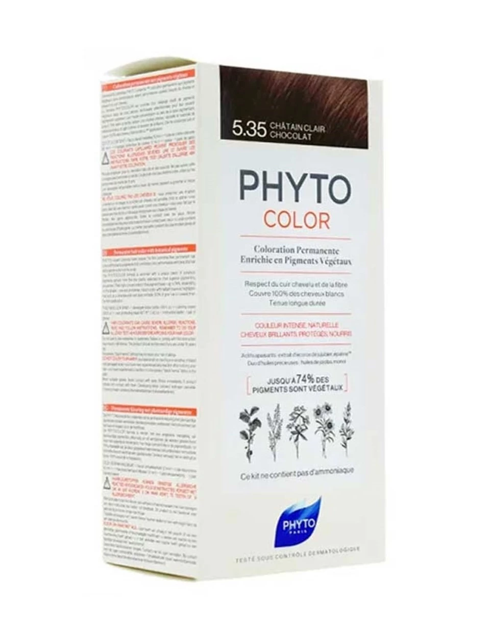Phyto Phytocolor Bitkisel Saç Boyası 5.35 - Açık Kestane Dore Akaju Yeni Formül