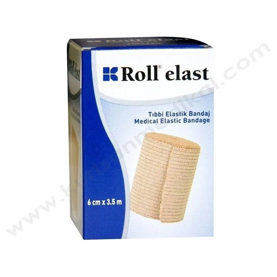 Roll Elast 6 Cm X 3,5 M Tıbbi Elastik Bandaj