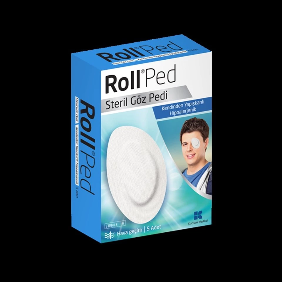 Roll Ped Göz Pedi 5'li - Beyaz