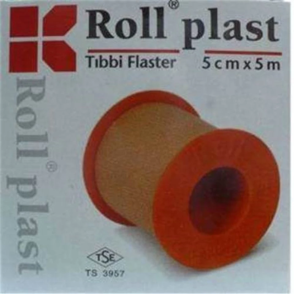 Roll Plast Çinko Oksitli Tıbbi Flaster 5cm x 5m