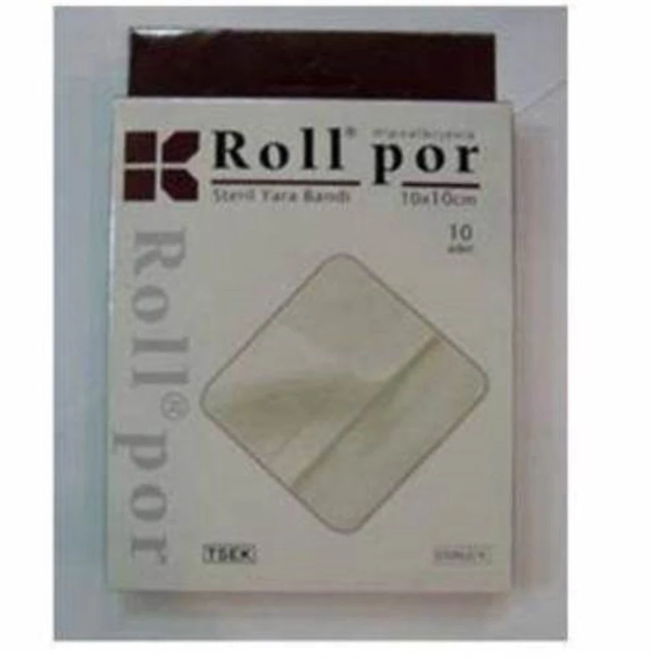 Roll Por Steril Yara Bandı 10 x 10 cm