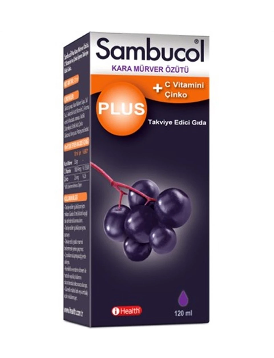 Sambucol Plus 120 Ml Liquid (Kara Mürver Ekstresi)