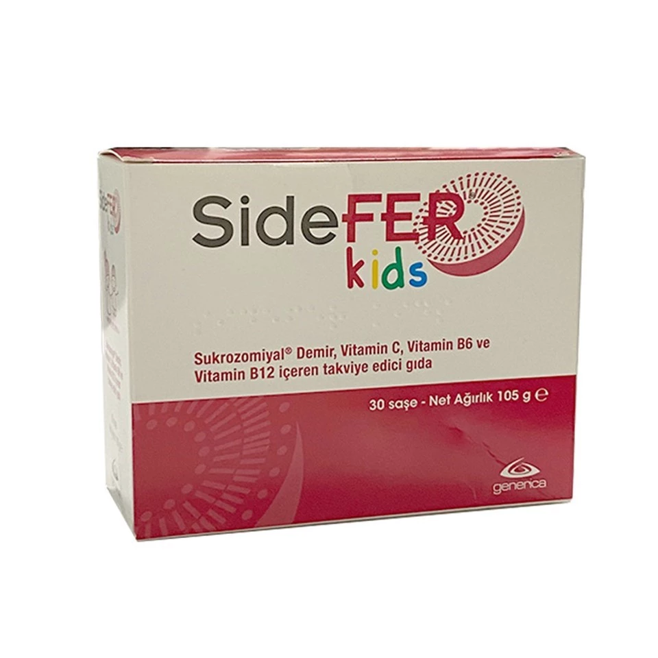 Sidefer Kids Vitamin B12 İçeren Takviye Edici Gıda 30 Saşe
