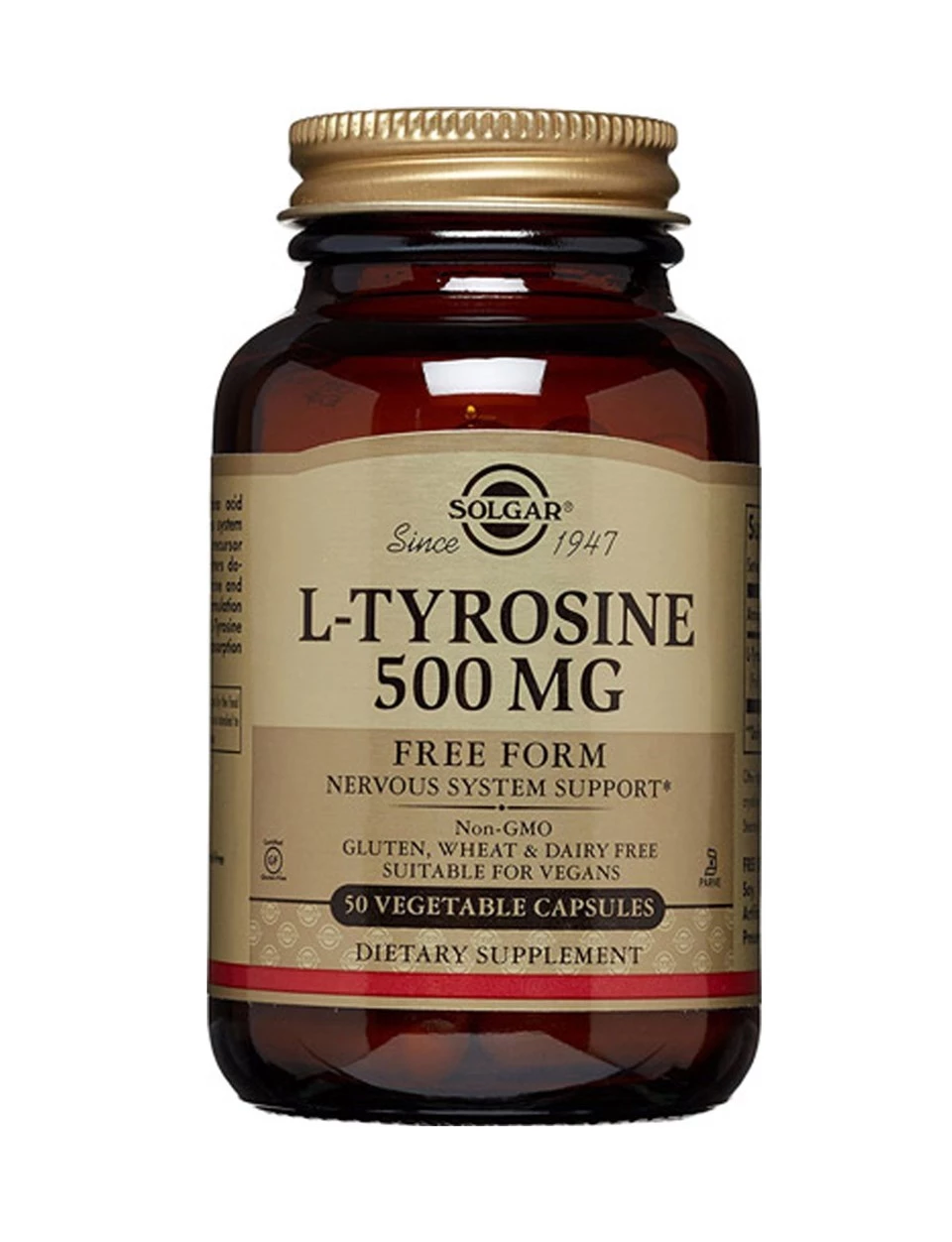 Solgar L-Tyrosine 500 mg 50 Kapsül