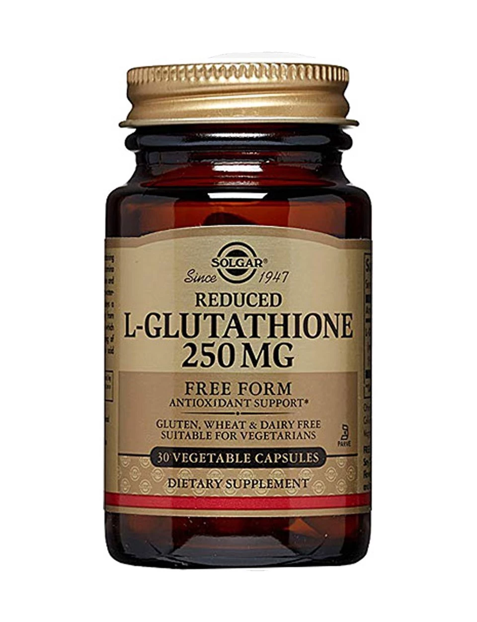 Solgar Reduced L-Glutathione 250mg 30kapsül
