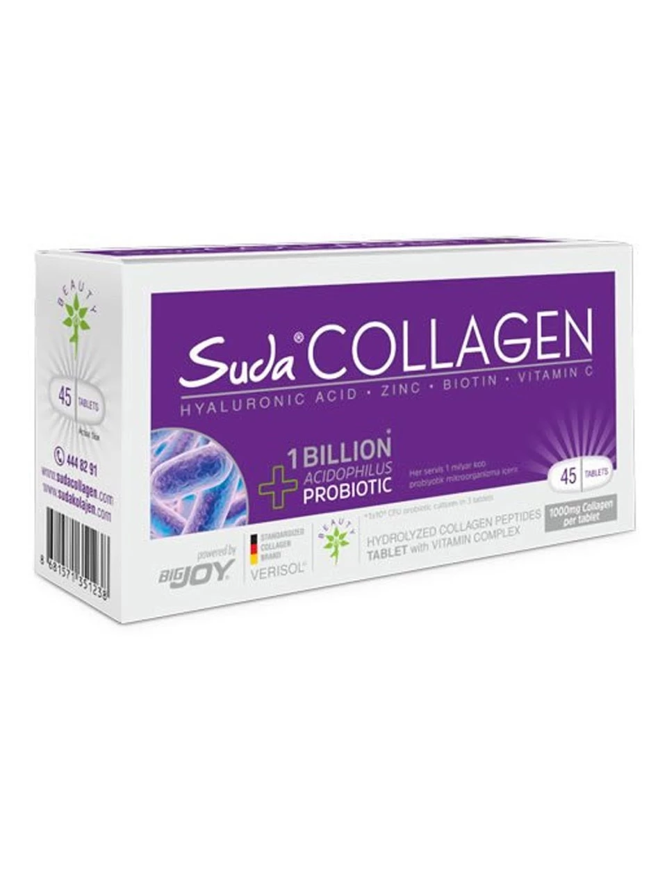 Suda Collagen Takviye Edici Gıda 45 Tablet