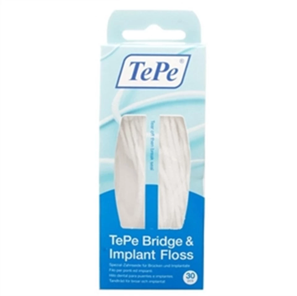 TePe Bridge Implant Floss 30 Adet